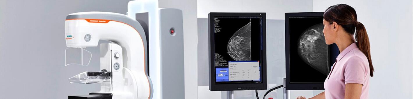 Цифровая обзорная рентгенография в двух проекциях (две железы)